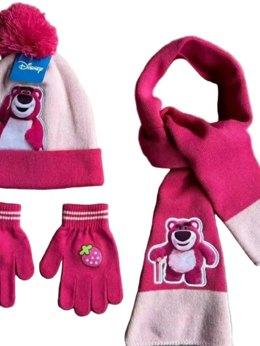 Disney Masha Hat Scar and Gloves Set for Winter Fun